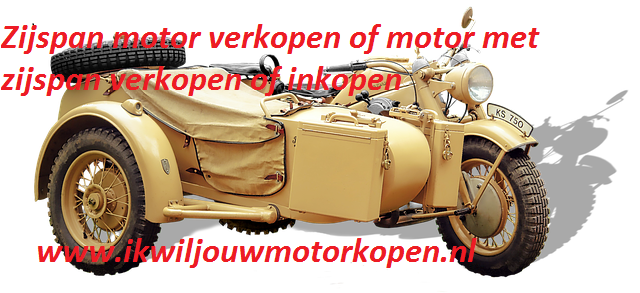 zijspan motor verkopen of motor met zijspan verkopen